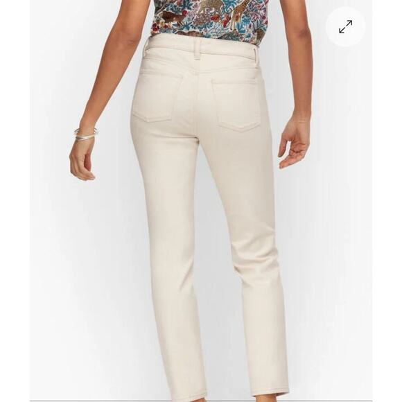 Talbots Jeans 12/31 Flawless Slim Ankle Curvy White Slimming Stretch - Picture 2 of 8